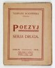BOCHEŃSKI Tadeusz - Poezyj serja druga
